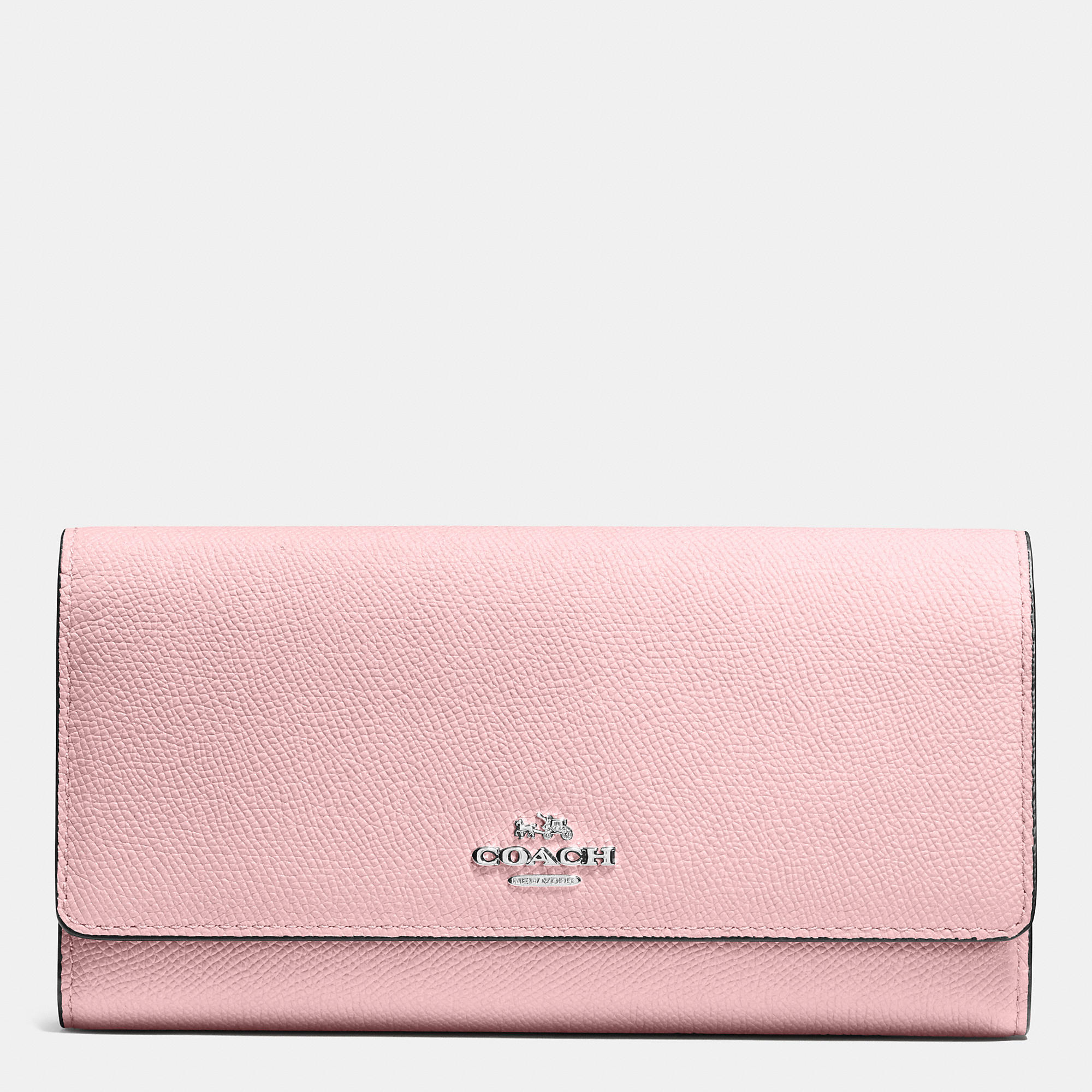 Coach Trifold Wallet In Crossgrain Leather | Women - Click Image to Close